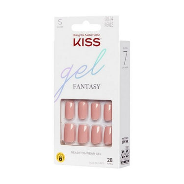 Gel Fantasy Nails Colours Ribbons 28 Count by KISS Products