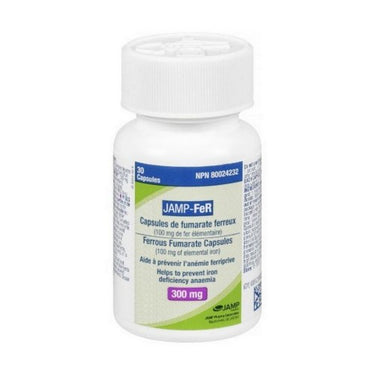 Ferrous Fumarate Capsules 30 Caps by Jamp Pharma