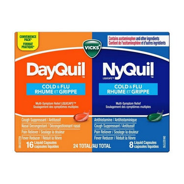 Nyquil And Dayquil Cold & Flu 24 Caps by Vicks