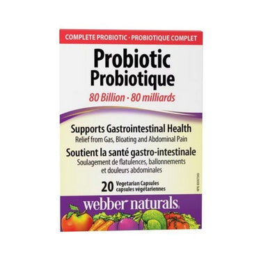 Probiotic 20 Veg Caps by Webber Naturals