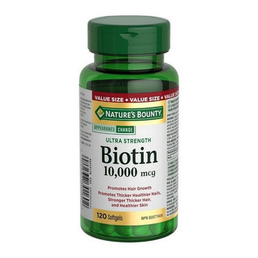 Biotin Ultra Strength 120 Softgels by Nature's Bounty