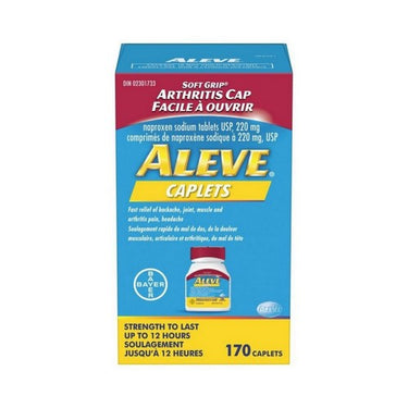 Soft Grip Arthritis Pain Relief 170 Caps by Aleve
