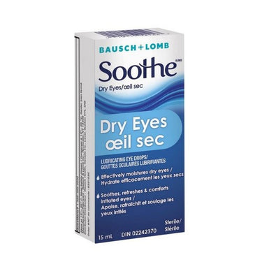 Soothe Dry Eyes Lubricating Eye Drops 15 Ml by Bausch + Lomb