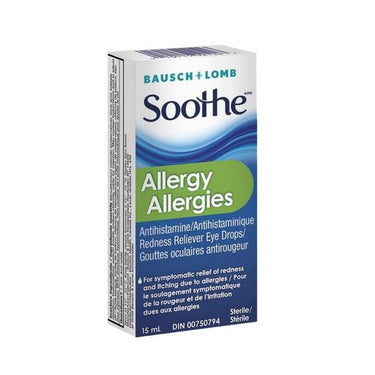 Soothe Allergy Eye Drops 15 Ml by Bausch + Lomb