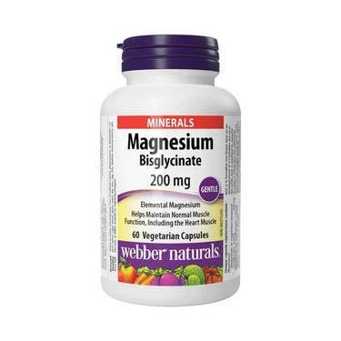 Magnesium Bisglycinate 60 Veg Caps by Webber Naturals