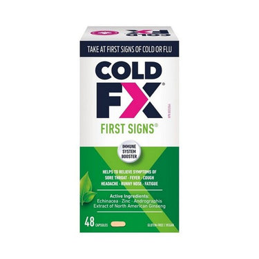 First Signs Helps To Relieve Symptoms 48 Caps by Cold FX