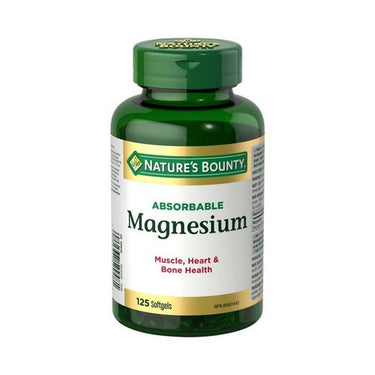 Absorbable Magnesium 125 Softgels by Nature's Bounty