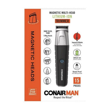 Lithium Ion Magnetic Trimmer Rechargable GMTL50BSC 1 Packet / 15 Pieces by Conair