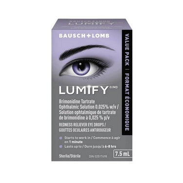 Lumify Redness Reliever Eye 7.5 Ml by Bausch + Lomb
