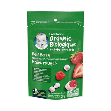 Organic Yogurt Melts Red Berry Toddler Snack 28 Grams (Case Of 7) by Gerber