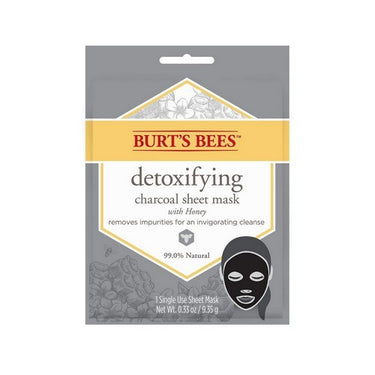 Detoxifying Charcoal Sheet Face Mask 1 Count by Burt's Bees