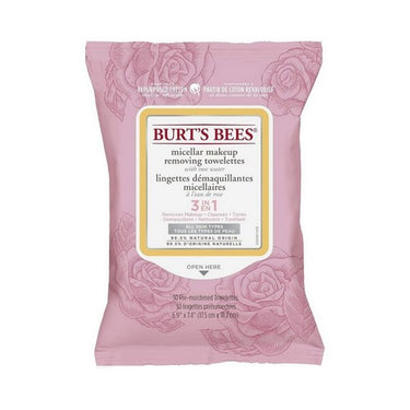 Micellar Cleansing Towelettes With Rose Water 30 Count by Burt's Bees