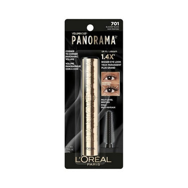 Voluminous Panorama Volumizing And Lengthening Washable Mascara Blackest Black 0.33 Oz (Case Of 3) by L'oreal Paris