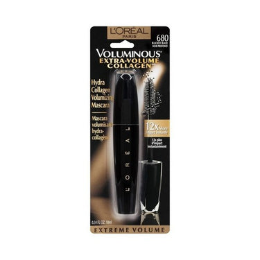 Voluminous Extra Volume Collagen Mascara Blackest Black 0.34 Oz (Case Of 3) by L'oreal Paris