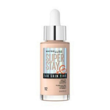 Maybelline, Super Stay 24HR Skin Tint 112 Foundation With Vitamin C, 30 Ml (Case Of 2)