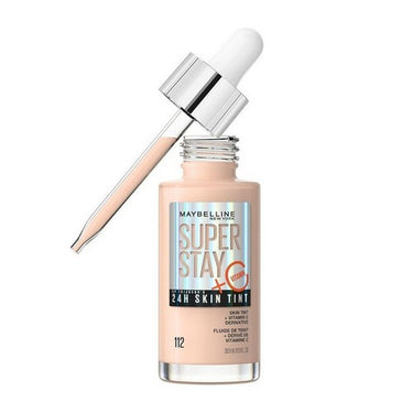 Maybelline, Super Stay 24HR Skin Tint 112 Foundation With Vitamin C, 30 Ml (Case Of 2)