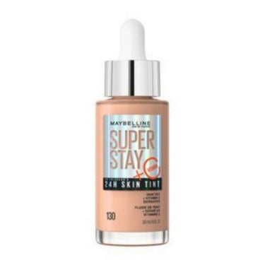 Maybelline, Super Stay 24HR Skin Tint 130 Foundation With Vitamin C, 30 Ml (Case Of 2)