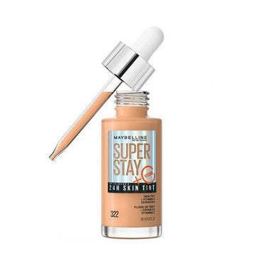 Maybelline, Super Stay 24HR Skin Tint 322 Foundation With Vitamin C, 30 Ml (Case Of 2)