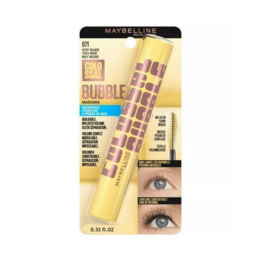 Colossal Bubble Waterproof Mascara Very Black 0.33 Oz (Case Of 3) by Maybelline