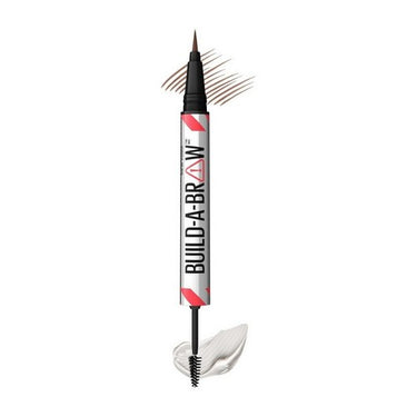Maybelline, Build A Brow 2-In-1 Brow Pen And Sealing Gel Eye Makeup Medium Brown, 0.05 Oz (Case Of 2)