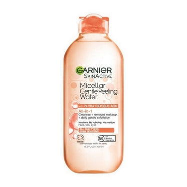 Skin Active Micellar Cleansing Peeling Water with 1% PHA Plus Glycolic Acid 400 Ml by Garnier