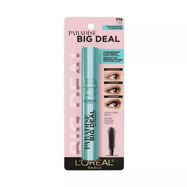 Paradise Big Deal Waterproof Mascara Black 0.33 Oz (Case Of 3) by L'oreal Paris