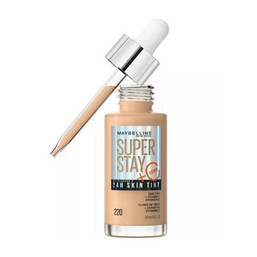 Maybelline, Super Stay 24HR Skin Tint 220 Foundation With Vitamin C, 30 Ml (Case Of 2)
