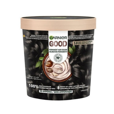 Good Permanent Hair Colour 3.0 Dark Chocolate Brown 1 Count by Garnier
