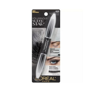Voluminous Superstar Washable Mascara Blackest Black 0.41 Oz (Case Of 2) by L'oreal Paris