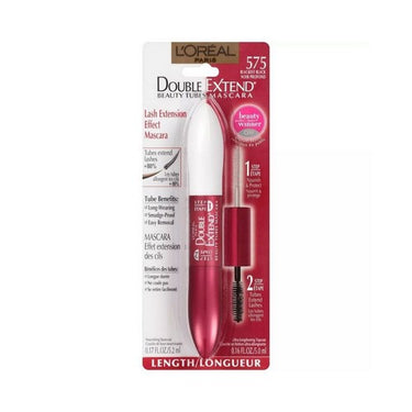 Double Extend Beauty Tubes Mascara Blackest Black 0.33 Oz (Case Of 3) by L'oreal Paris