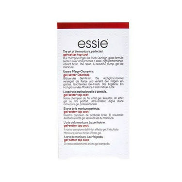 Essie, Gel Setter Top Coat Nail Polish, 0.46 Oz (Case Of 2)