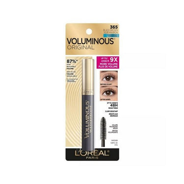 Voluminous Waterproof Mascara 365 Black Brown 0.28 Oz (Case Of 3) by L'oreal Paris