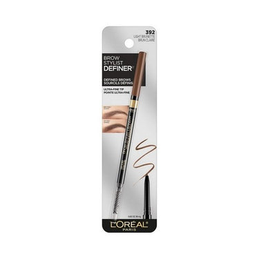 Brow Stylist Definer Waterproof Eyebrow Pencil Light Brunette 0.003 Oz (Case Of 2) by L'oreal Paris