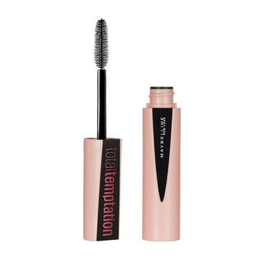 Maybelline, Total Temptation Washable Mascara Blackest Black, 0.27 Oz (Case Of 6)