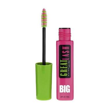 Maybelline, Great Lash Big Washable Mascara Very Black, 10 Ml (Case Of 3)