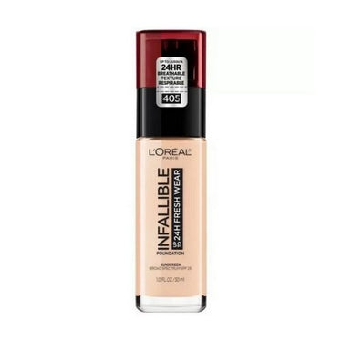Infallible Up To 32 Hour Fresh Wear Lightweight Foundation 405 Porcelain 1 Oz (Case Of 2) by L'oreal Paris