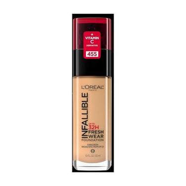 Infallible Up To 32 Hour Fresh Wear Lightweight Foundation 410 Ivory 1 Oz (Case Of 2) by L'oreal Paris