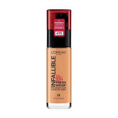 Infallible Up To 32 Hour Fresh Wear Lightweight Foundation 475 Sun Beige 1 Oz (Case Of 2) by L'oreal Paris