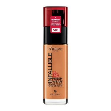 Infallible Up To 32 Hour Fresh Wear Lightweight Foundation 510 Hazelnut 1 Oz (Case Of 2) by L'oreal Paris
