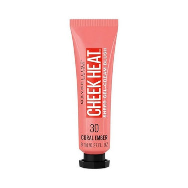 Maybelline, Cheek Heat Gel Cream Blush Makeup 30 Coral Ember, 0.27 Oz (Case Of 2)
