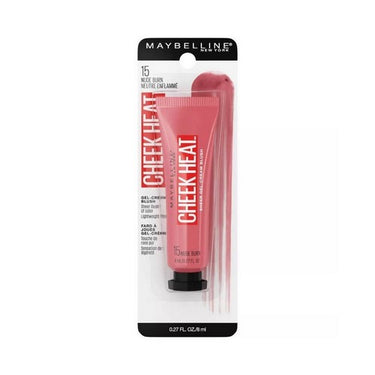 Maybelline, Cheek Heat Gel Cream Blush Makeup 15 Nude Burn, 0.27 Oz (Case Of 2)