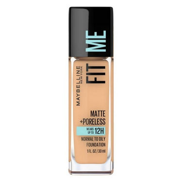 Maybelline, Fit Me Matte Plus Poreless Oil Free Liquid Foundation 230 Natural Buff, 1 Oz (Case Of 2)