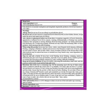 Restoralax, Powder Stool Softener Laxative, 119 Grams