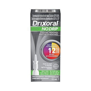 Drixoral, Nasal Decongestant Spray Cooling Menthol, 15 Ml