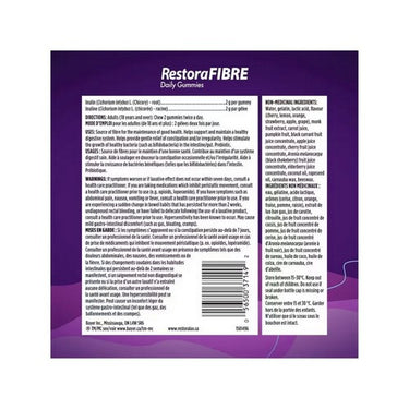 Restoralax, Daily Prebiotic Fibre Gummies, 90 Count