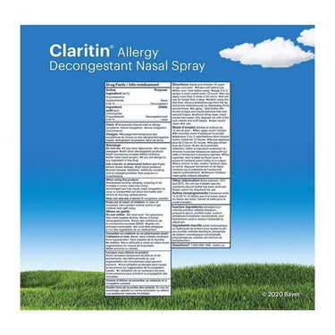 Claritin, Allergy Decongestant Nasal Spray, 25 Ml
