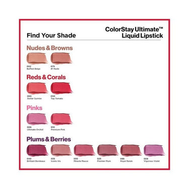 Revlon, Colorstay Ultimate Satin Liquid Lipstick No 1 Nude, 0.1 Oz (Case Of 2)