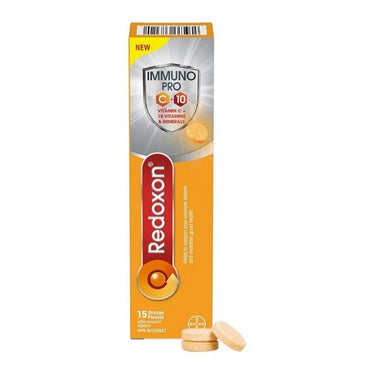 Redoxon, Triple Action Vitamin C Vitamin D And Zinc Orange, 15 Tablets