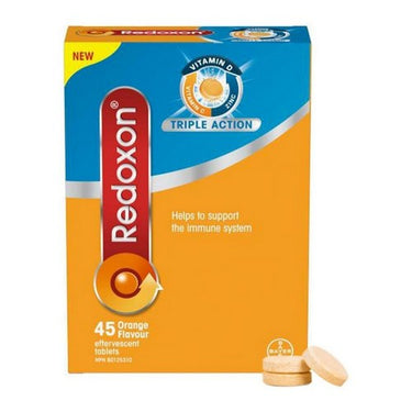 Redoxon, Triple Action Vitamin C Vitamin D And Zinc Orange, 45 Tablets