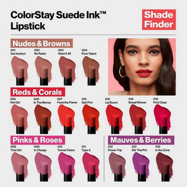 Revlon, ColorStay Suede Ink Lipstick 005 Hot Girl, 1 Count (Case Of 2)